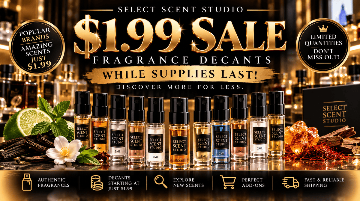 $1.99 fragrance decants sale collection