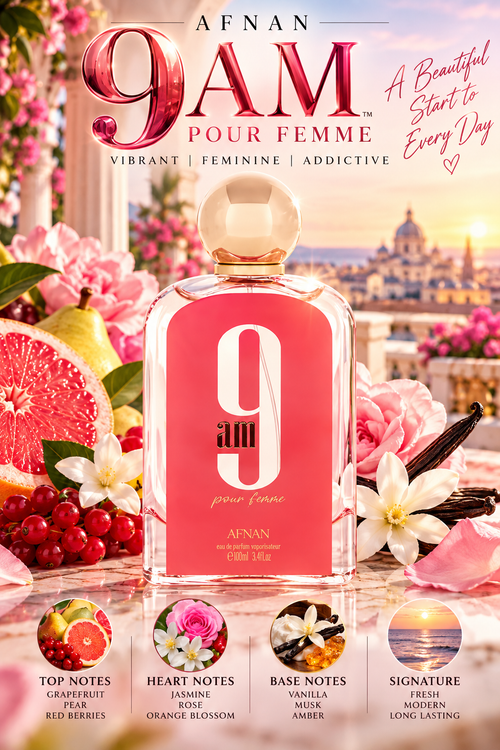 Afnan 9 AM Pour Femme - Decant fragrance decant - Select Scent Studio