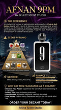 Afnan 9pm - Decant fragrance decant - Select Scent Studio