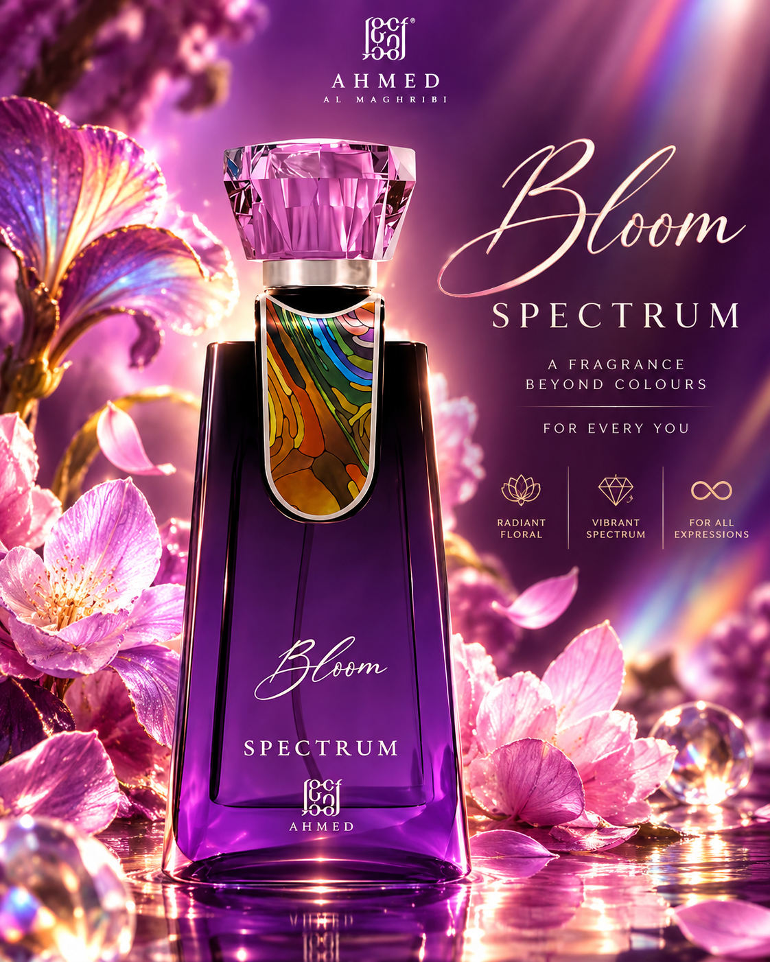 Ahmed Al Maghribi Bloom Spectrum Eau de Parfum – Fragrance Decant fragrance decant - Select Scent Studio