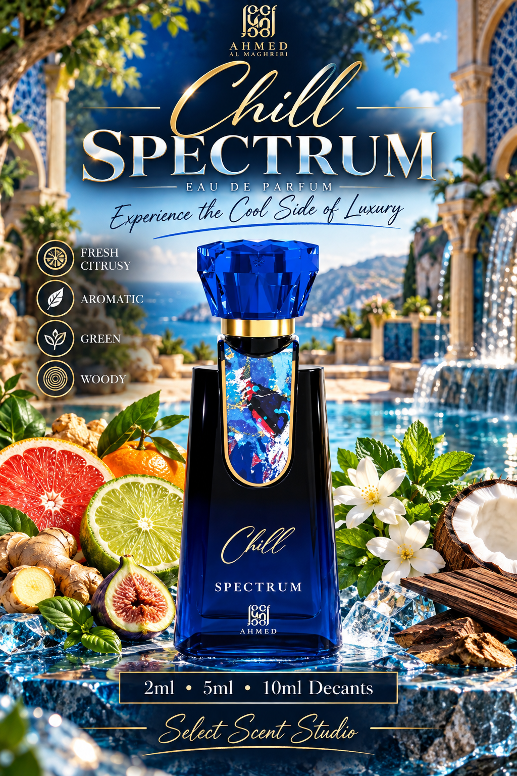 Ahmed Al Maghribi Chill Spectrum Eau de Parfum – Fragrance Decant fragrance decant - Select Scent Studio