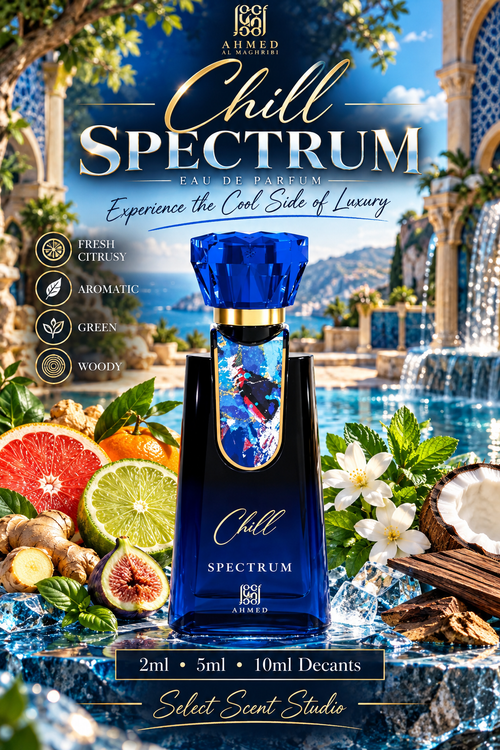 Ahmed Al Maghribi Chill Spectrum Eau de Parfum – Fragrance Decant fragrance decant - Select Scent Studio