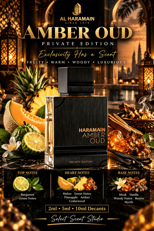 Al Haramain Amber Oud Private Edition Eau de Parfum – Fragrance Decant fragrance decant - Select Scent Studio