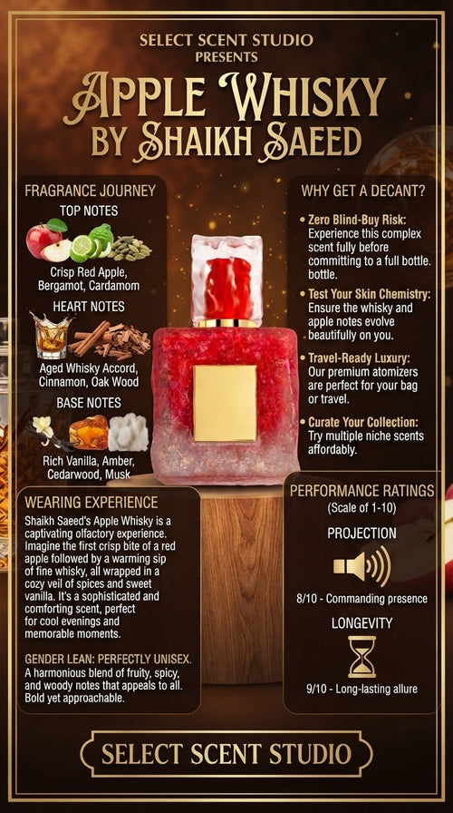Apple Whisky by Shaikh Saeed - decant fragrance decant - Select Scent Studio