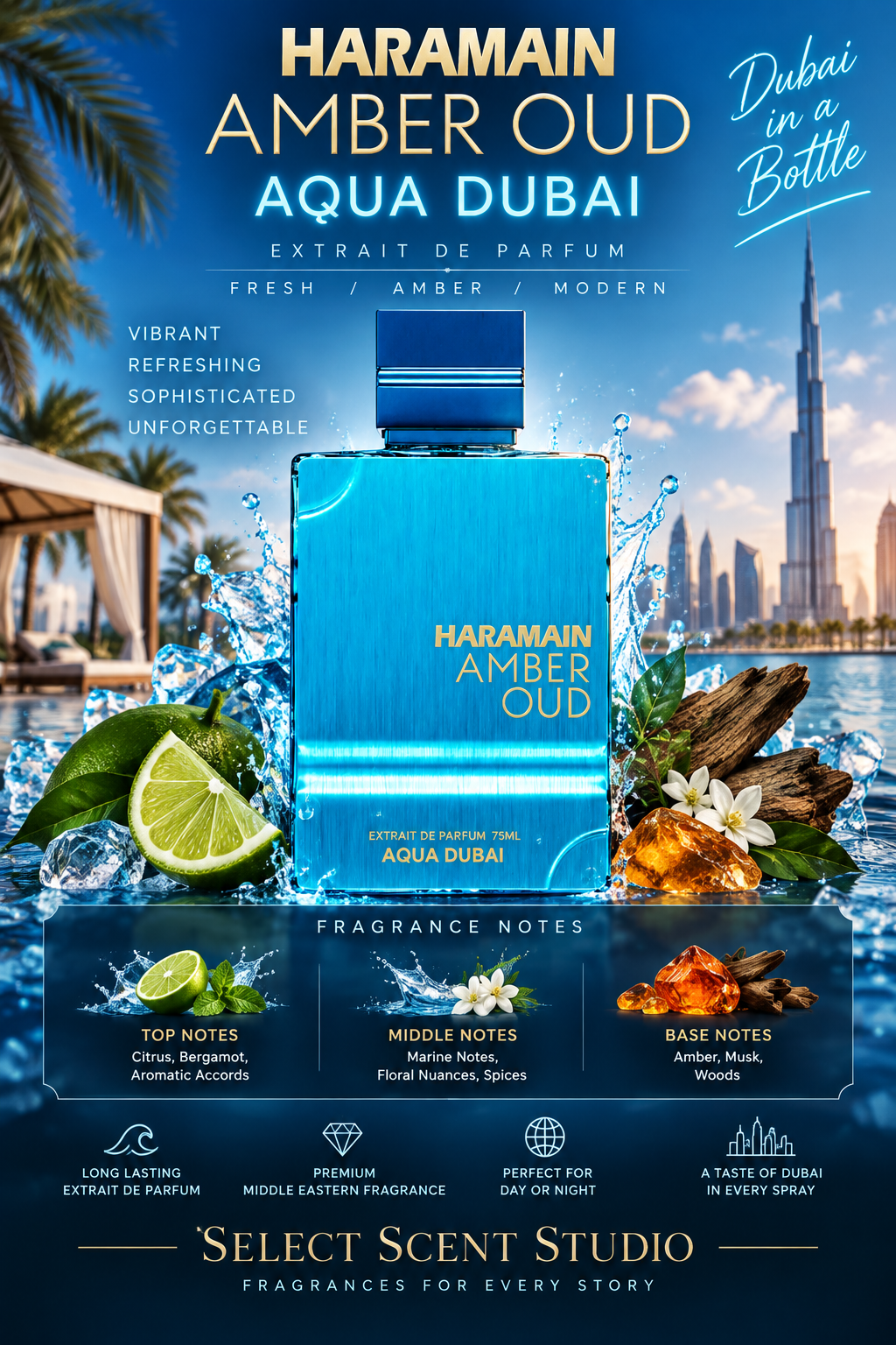 Aqua Dubai Al Haramain fragrance decant