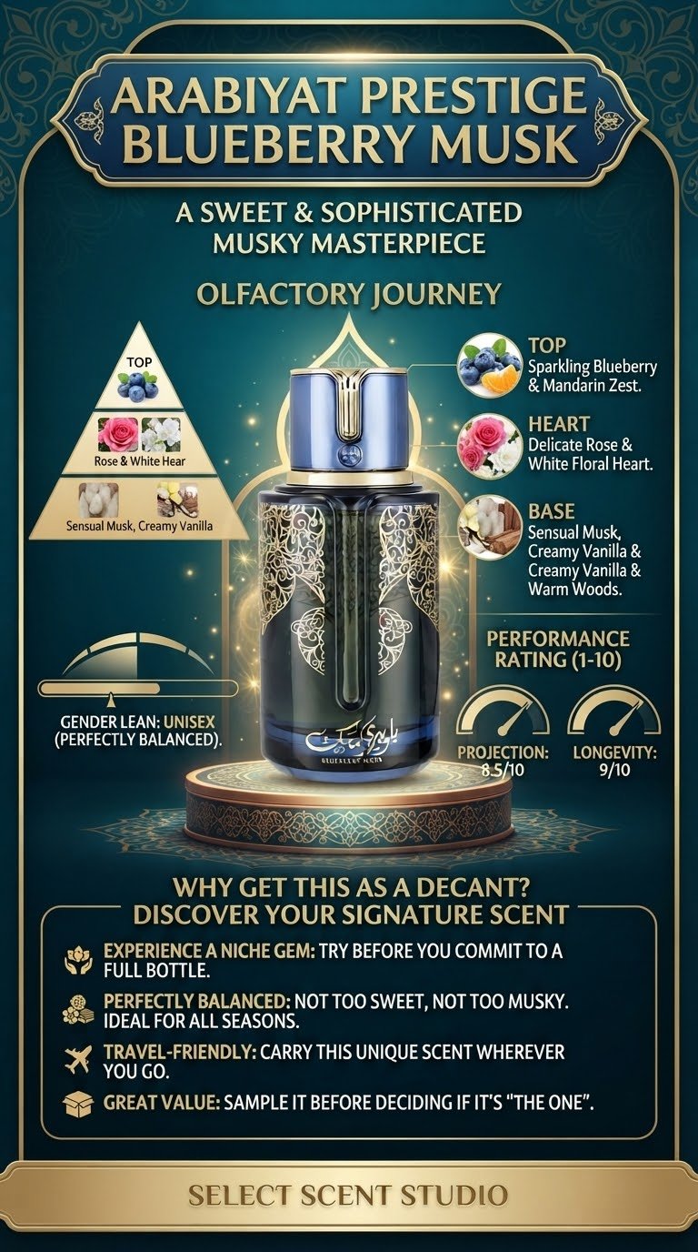 Arabiyat Prestige - Blueberry Musk - Decant fragrance decant - Select Scent Studio