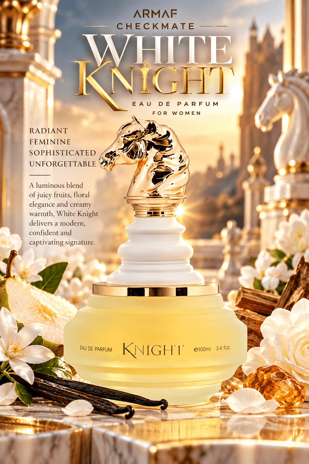 ARMAF Checkmate White Knight Eau de Parfum for Women - Decant fragrance decant - Select Scent Studio