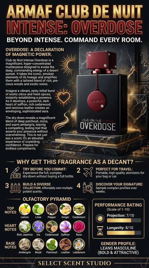ARMAF Club de Nuit Intense Overdose - decant fragrance decant - Select Scent Studio