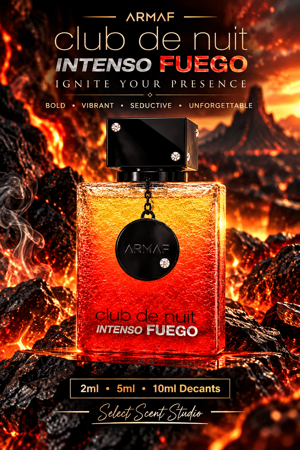 Armaf Club de Nuit Intenso Fuego Eau de Parfum – Fragrance Decant fragrance decant - Select Scent Studio