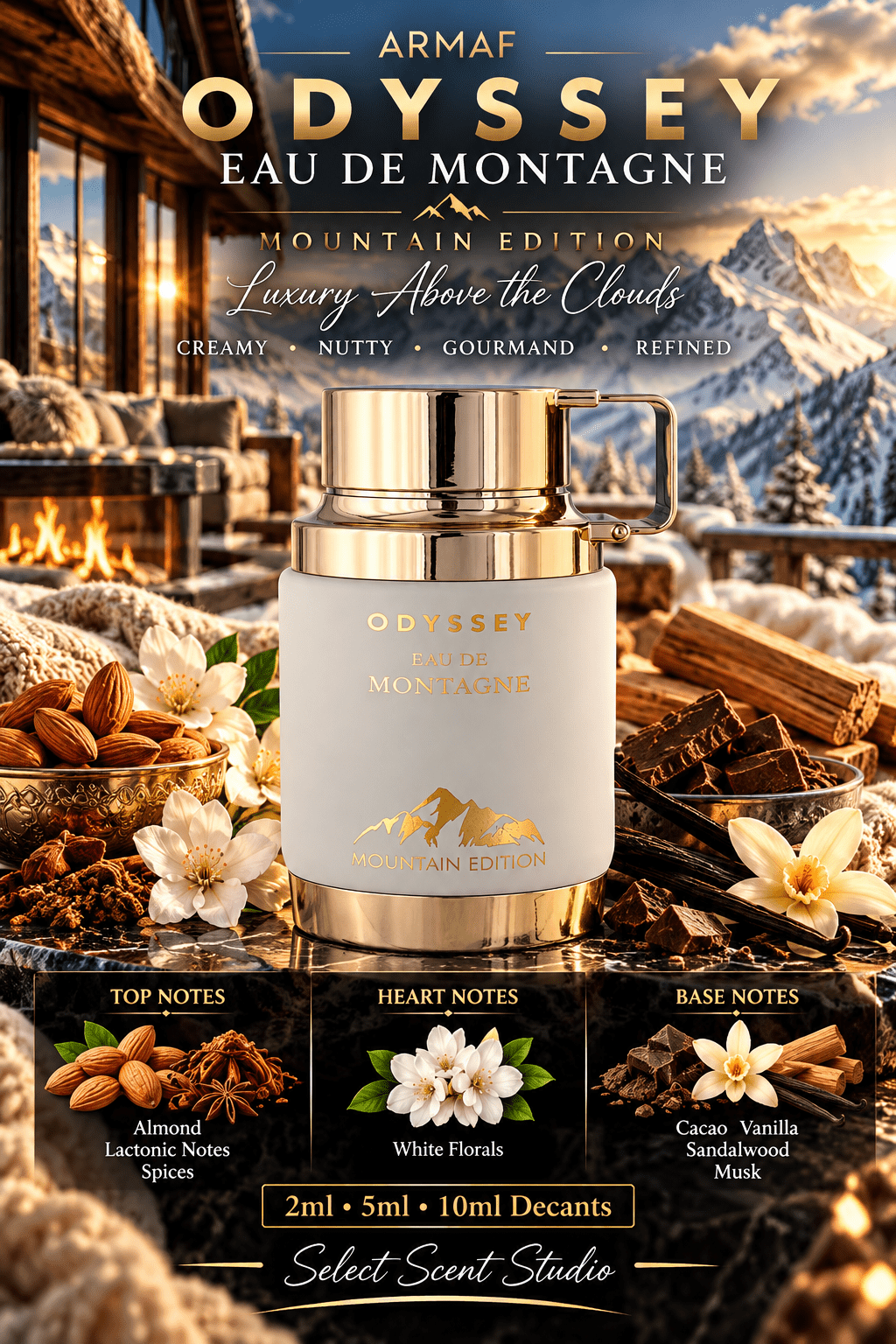 Armaf Odyssey Eau de Montagne Mountain Edition – Fragrance Decant fragrance decant - Select Scent Studio