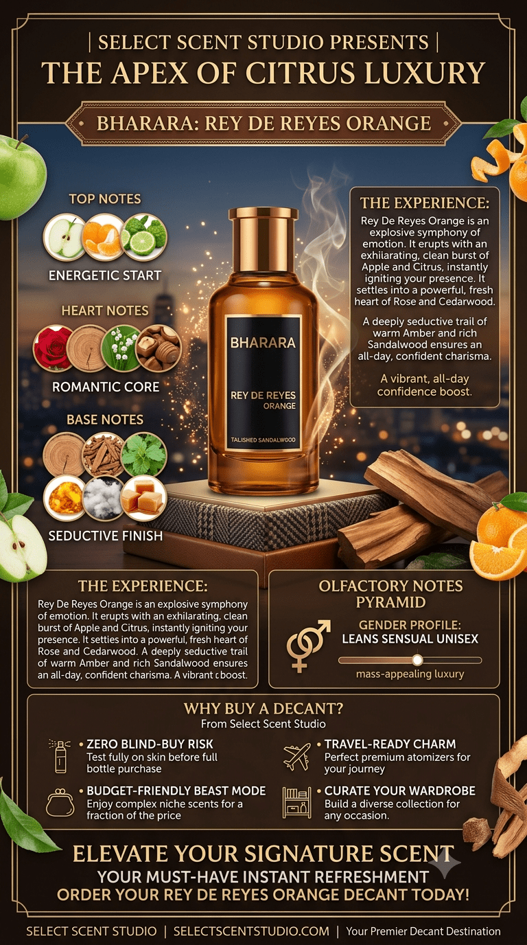 Bharara | Rey De Reyes Orange - Decant fragrance decant - Select Scent Studio