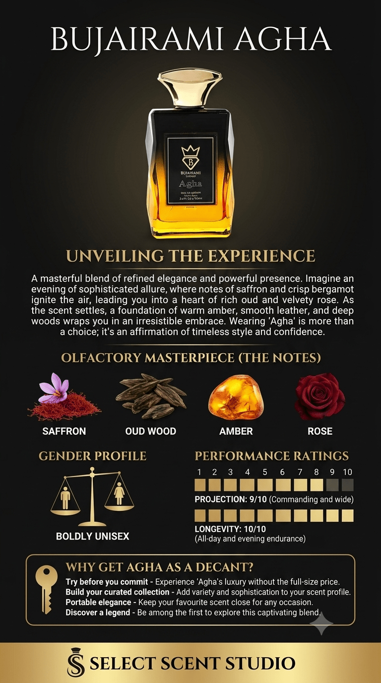 Bujairami Agha - Decant fragrance decant - Select Scent Studio