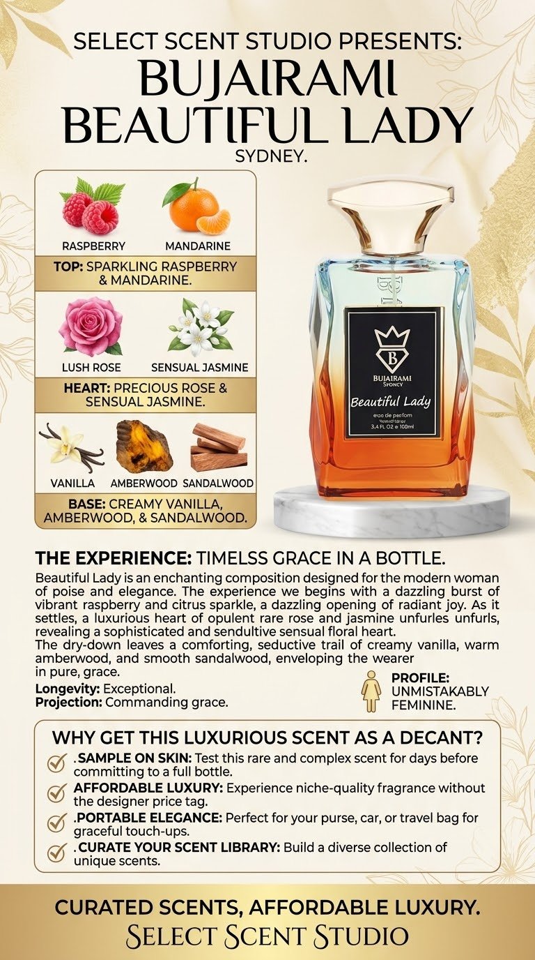 Bujairami Beautiful Lady - Decant fragrance decant - Select Scent Studio
