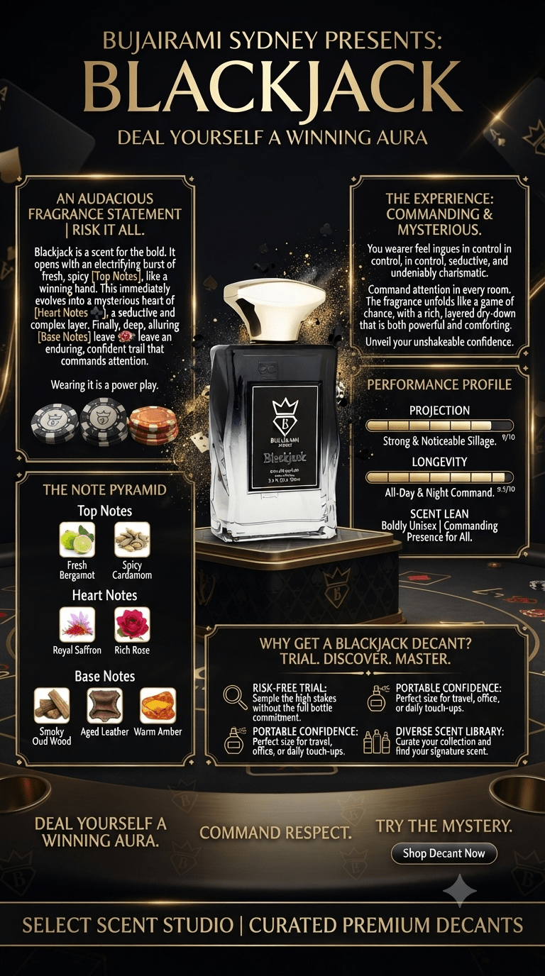 Bujairami Blackjack - Decant fragrance decant - Select Scent Studio