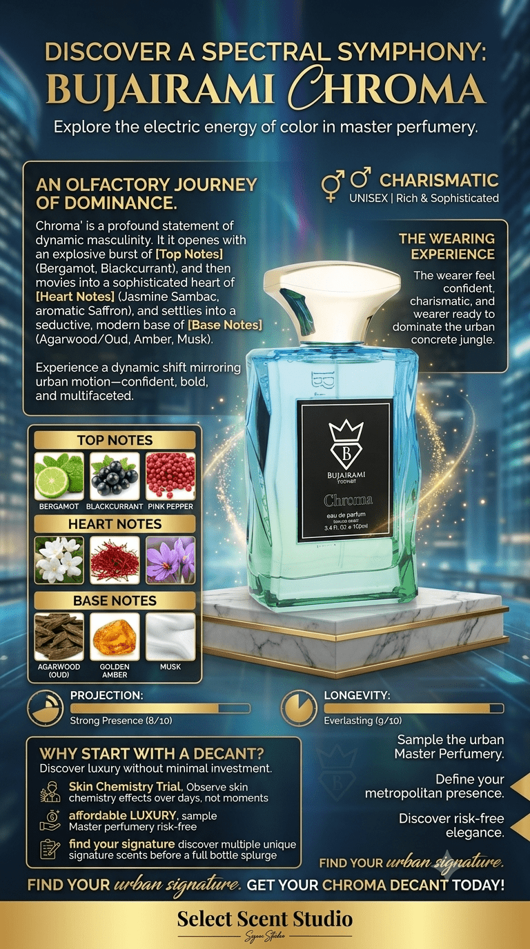 Bujairami Chroma - Decant fragrance decant - Select Scent Studio
