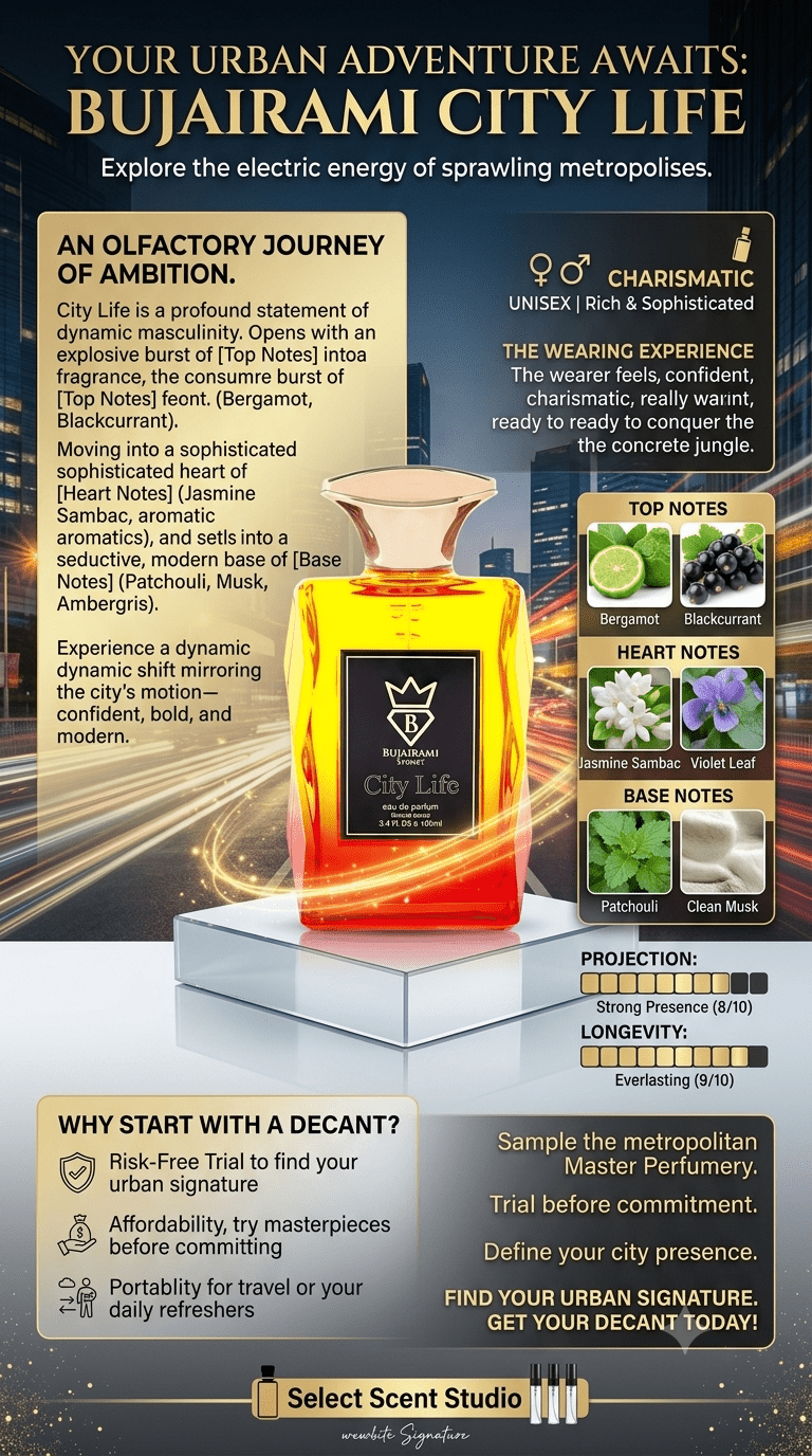 Bujairami City Life - Decant fragrance decant - Select Scent Studio