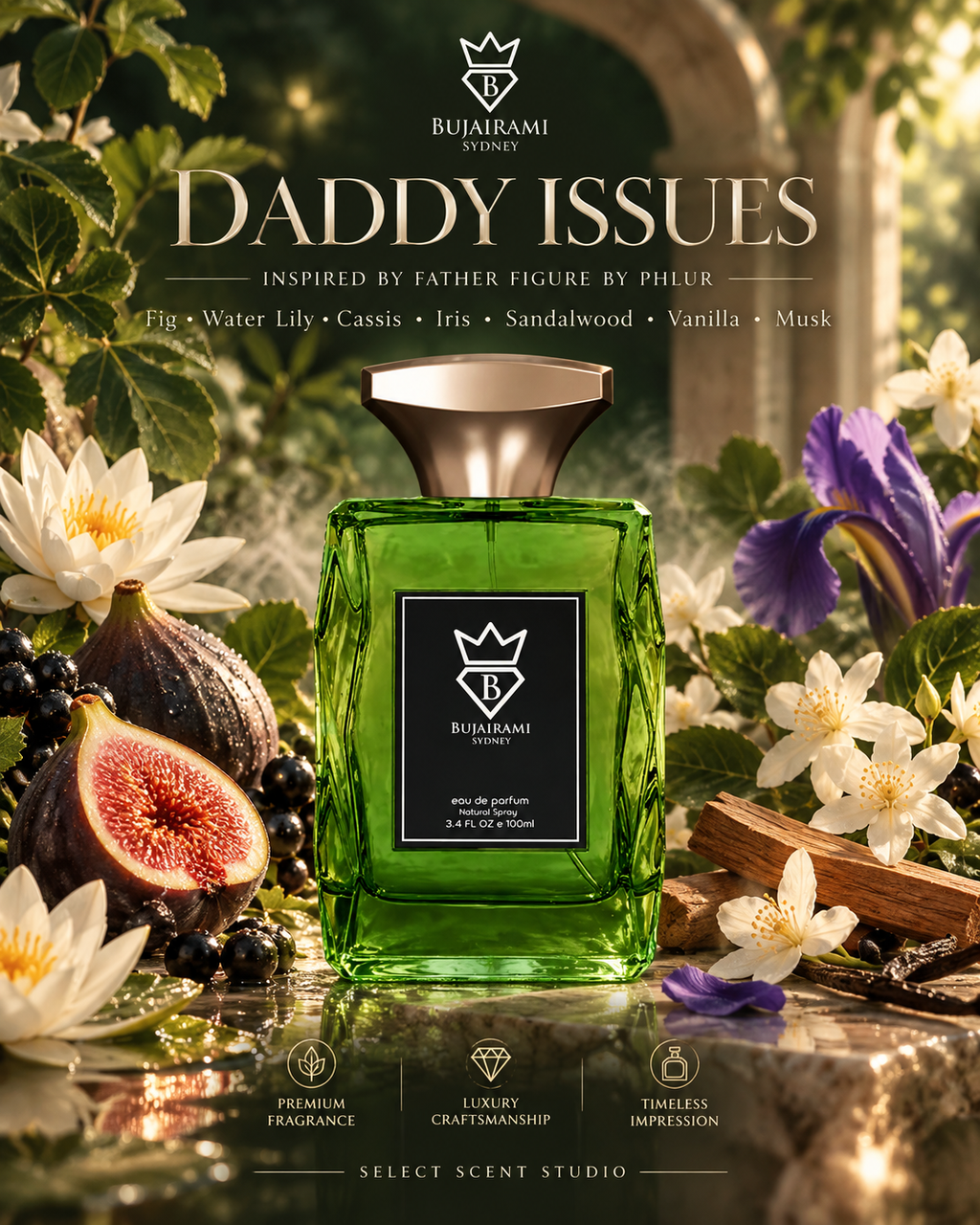 Bujairami Daddy Issues Eau de Parfum – Fragrance Decant fragrance decant - Select Scent Studio