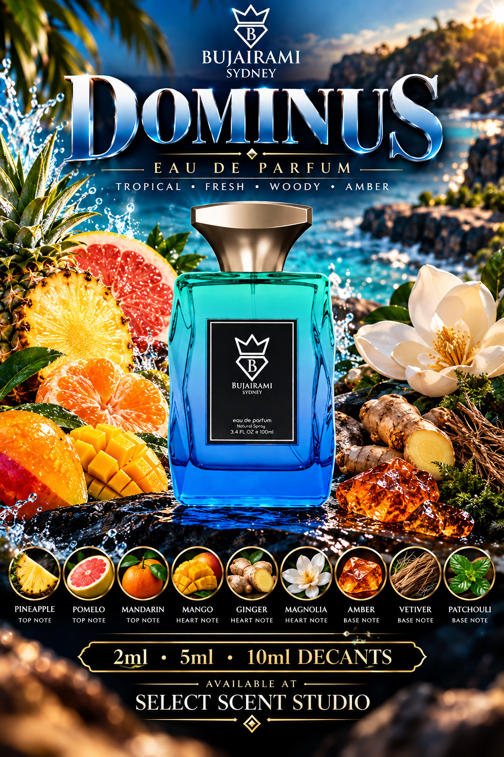 Bujairami Dominus Eau de Parfum – Fragrance Decant fragrance decant - Select Scent Studio