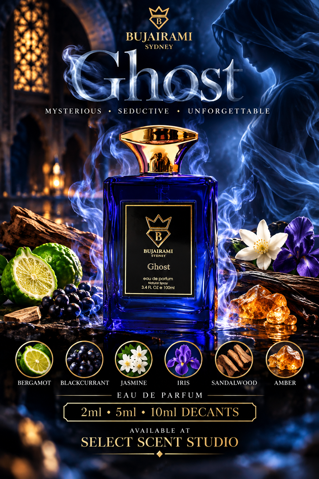 Bujairami Ghost Eau de Parfum – Fragrance Decant fragrance decant - Select Scent Studio