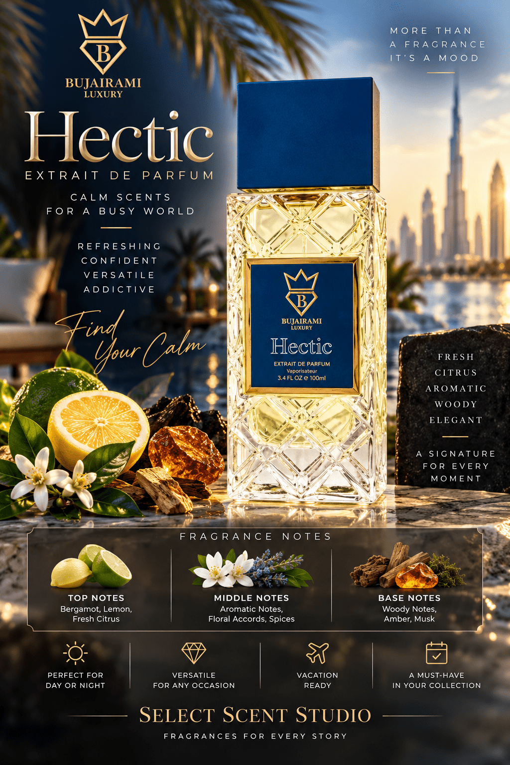 Bujairami Hectic Extrait de Parfum decant