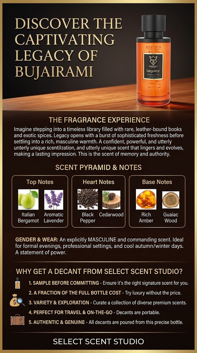 Bujairami Legacy Inspired By AlthaÏr Parfums De Marly - Extrait-Decant fragrance decant - Select Scent Studio