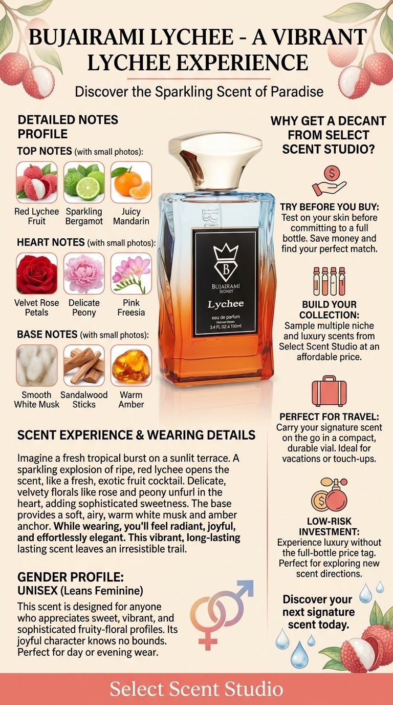 Bujairami Lychee - Decant fragrance decant - Select Scent Studio