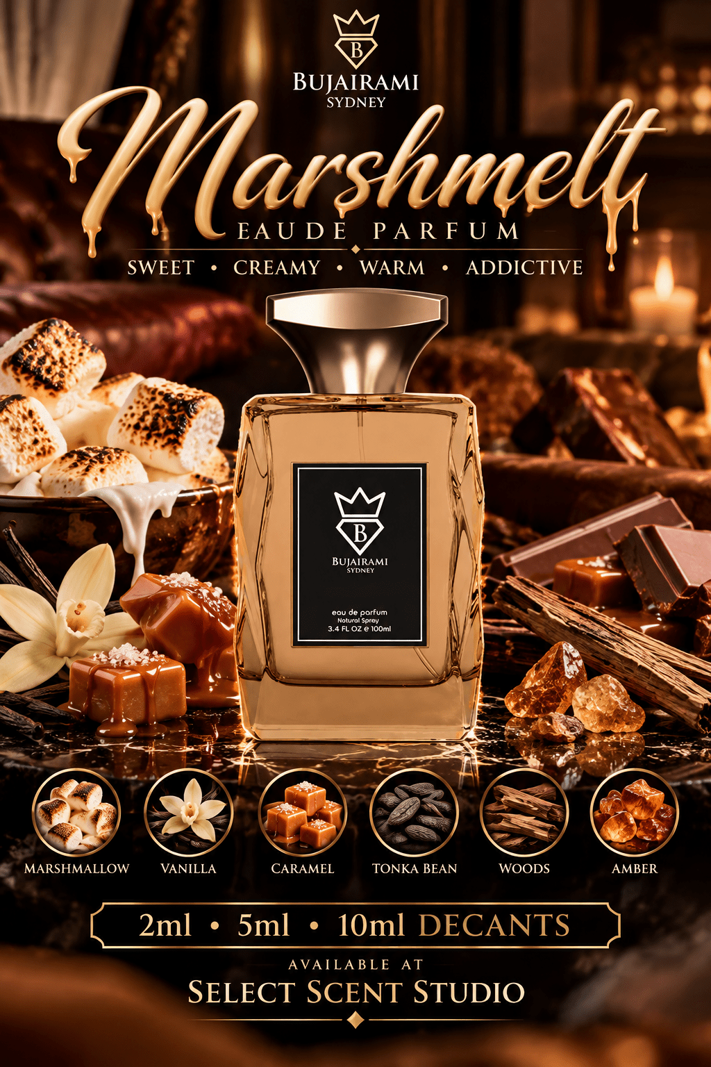 Bujairami Marshmelt Eau de Parfum – Fragrance Decant fragrance decant - Select Scent Studio