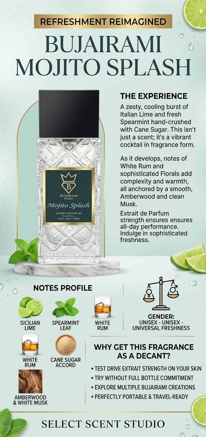 Bujairami Mojito Splash - Decant fragrance decant - Select Scent Studio