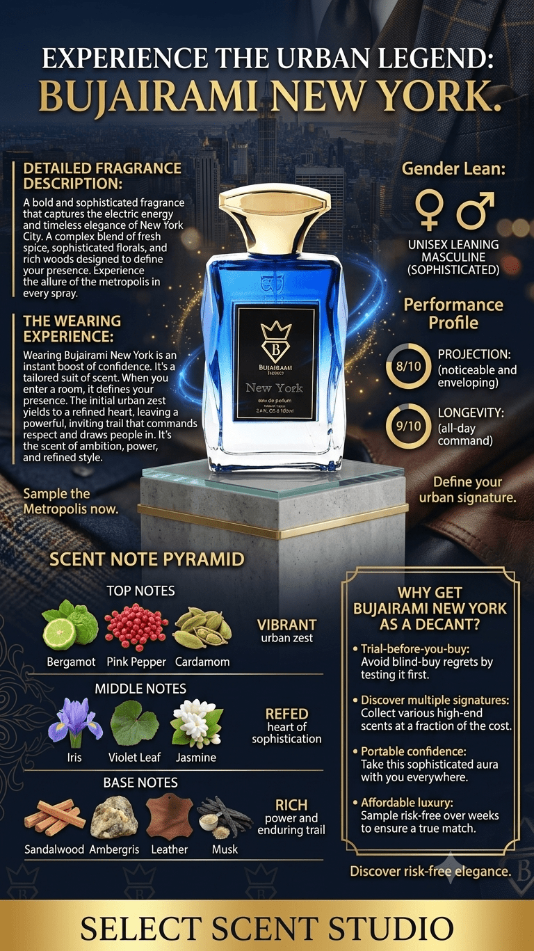 Bujairami New York - Decant fragrance decant - Select Scent Studio