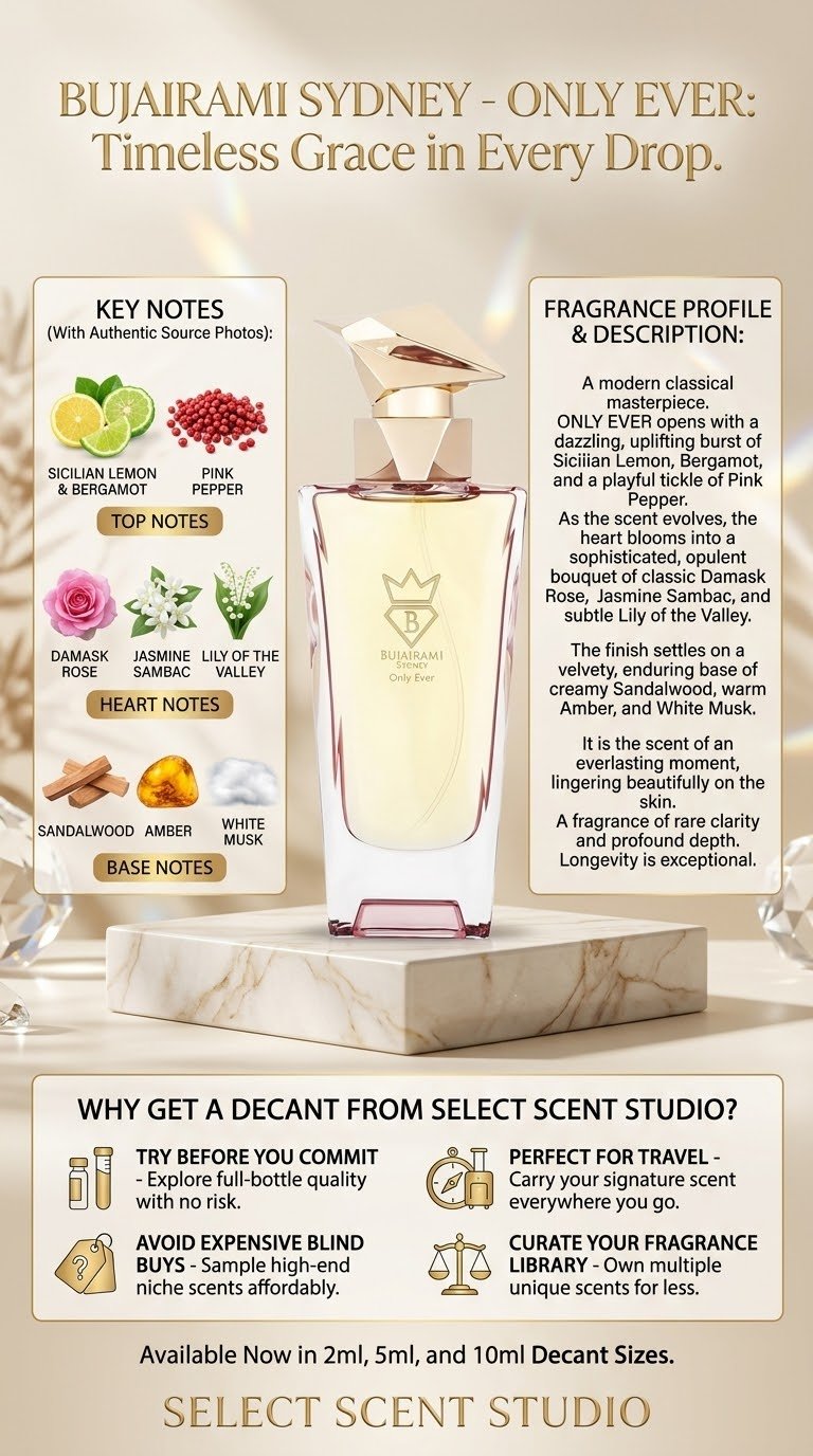 Bujairami Only Ever - Decant fragrance decant - Select Scent Studio