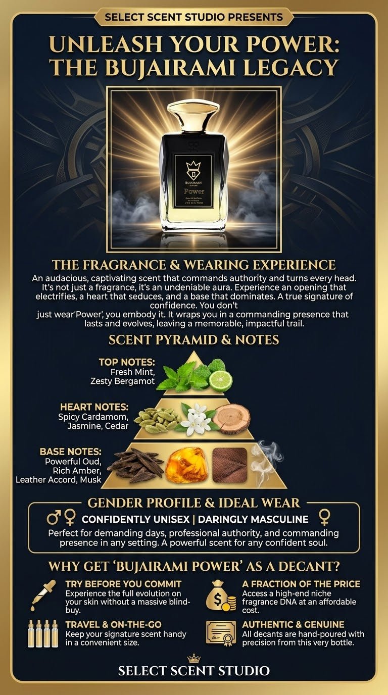 Bujairami Power Inspired By Le Male Elixir J.P.G- Decant fragrance decant - Select Scent Studio