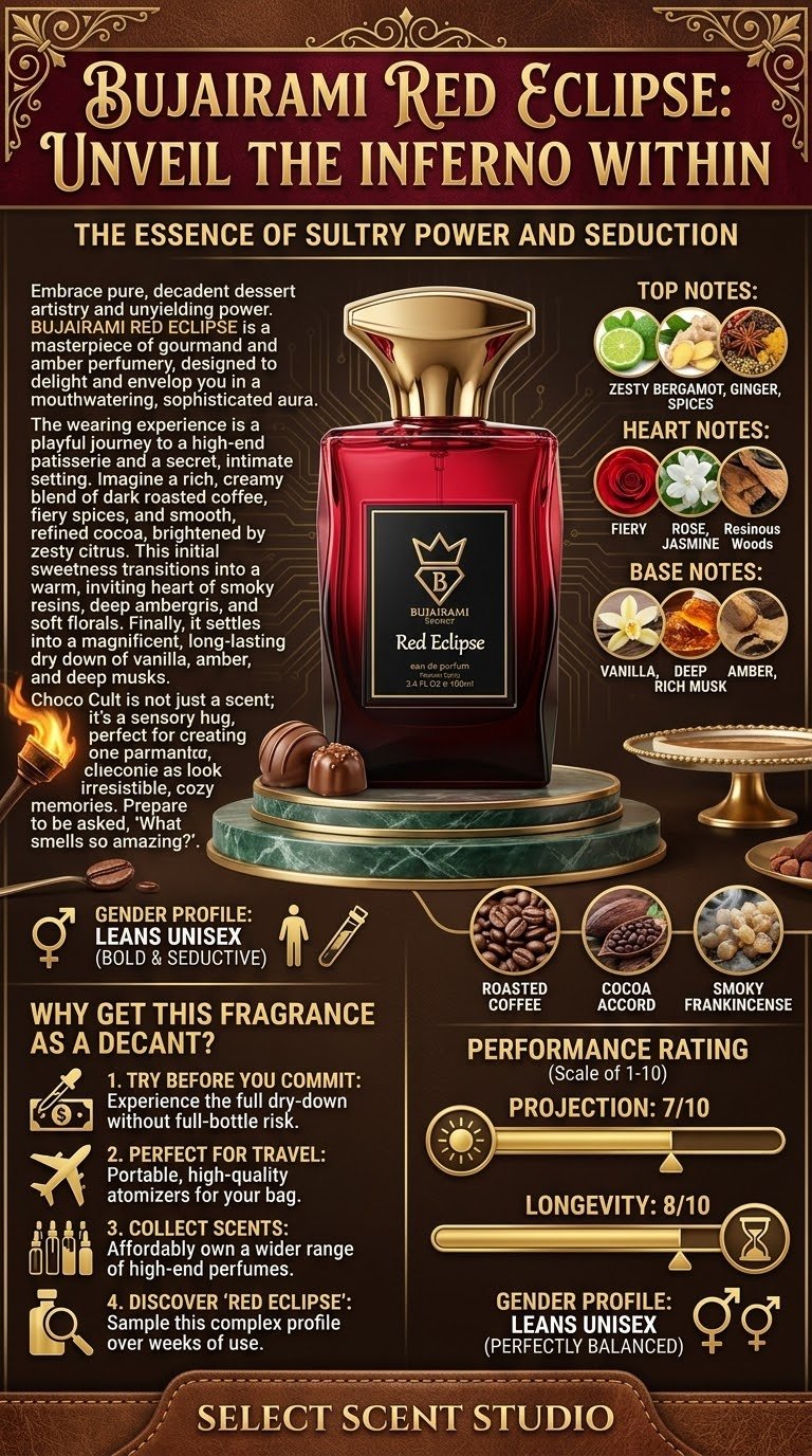 Bujairami Red Eclipse - Decant fragrance decant - Select Scent Studio