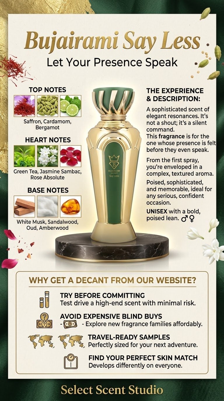 Bujairami Say Less - Decant fragrance decant - Select Scent Studio