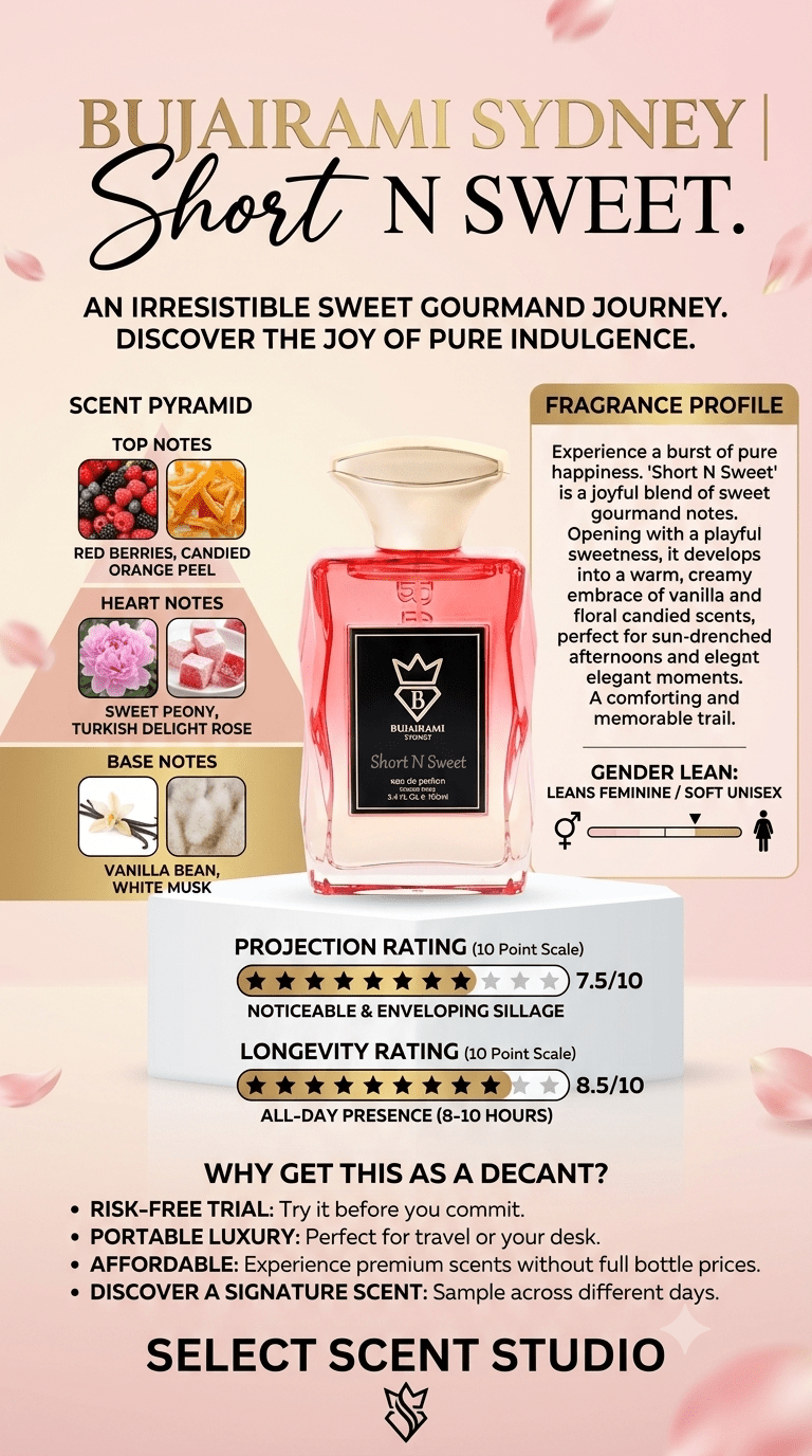 Bujairami Short N Sweet - Decant fragrance decant - Select Scent Studio