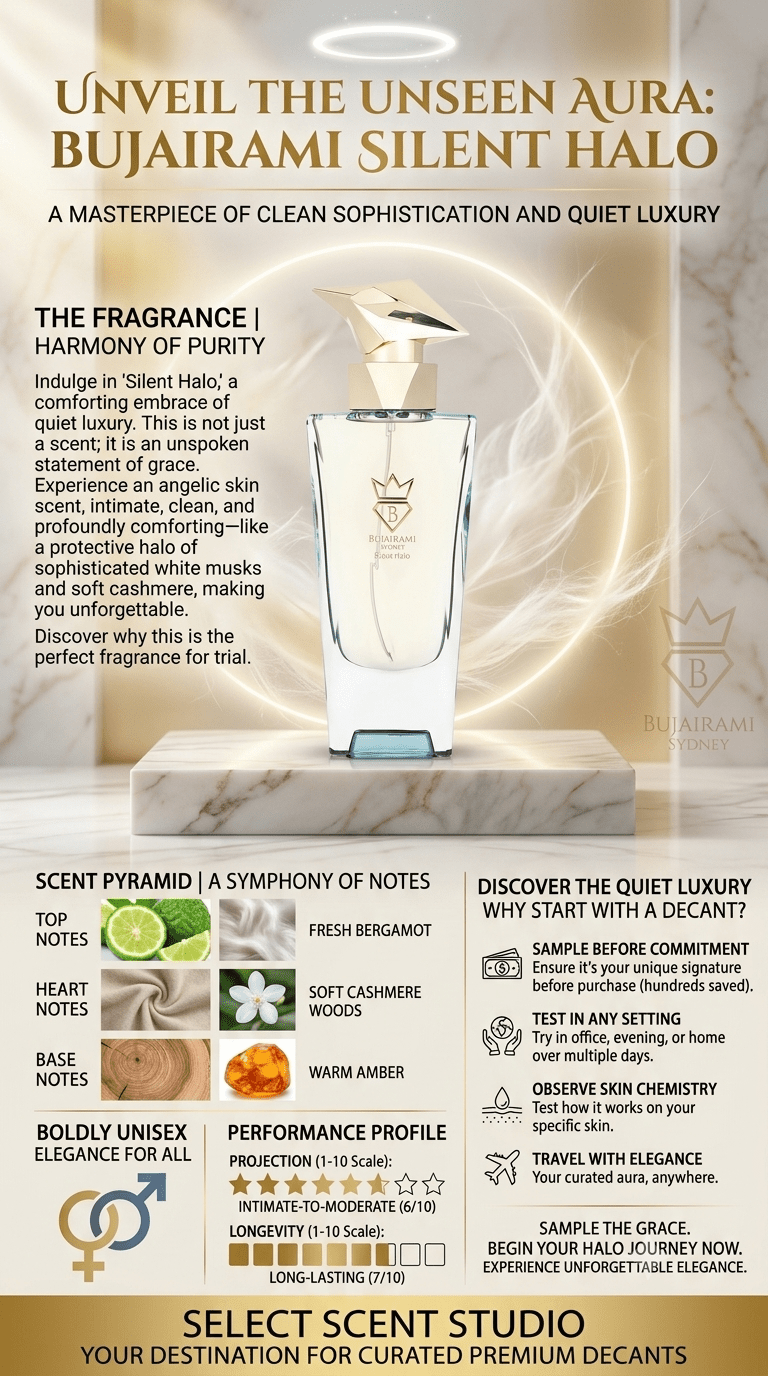 Bujairami Silent Halo - Decant fragrance decant - Select Scent Studio