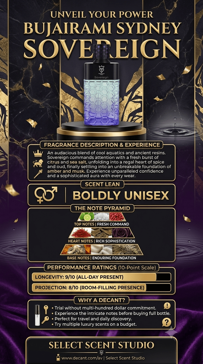 Bujairami Sovereign - Decant fragrance decant - Select Scent Studio