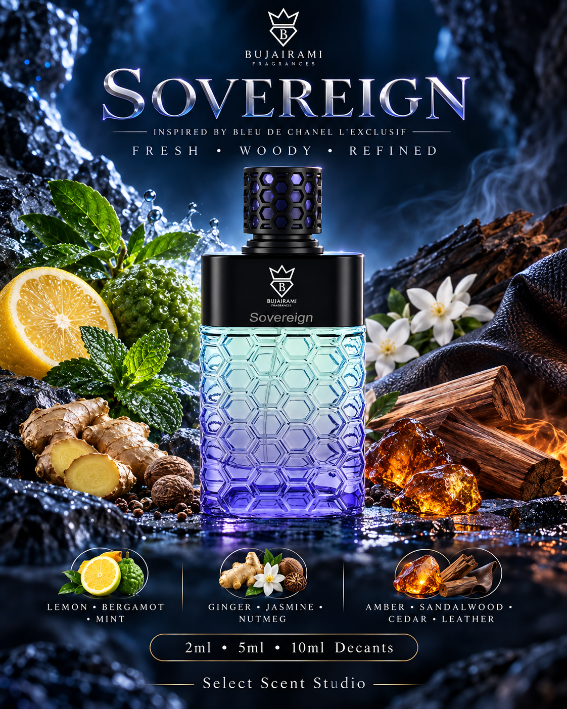 Bujairami Sovereign - Decant fragrance decant - Select Scent Studio