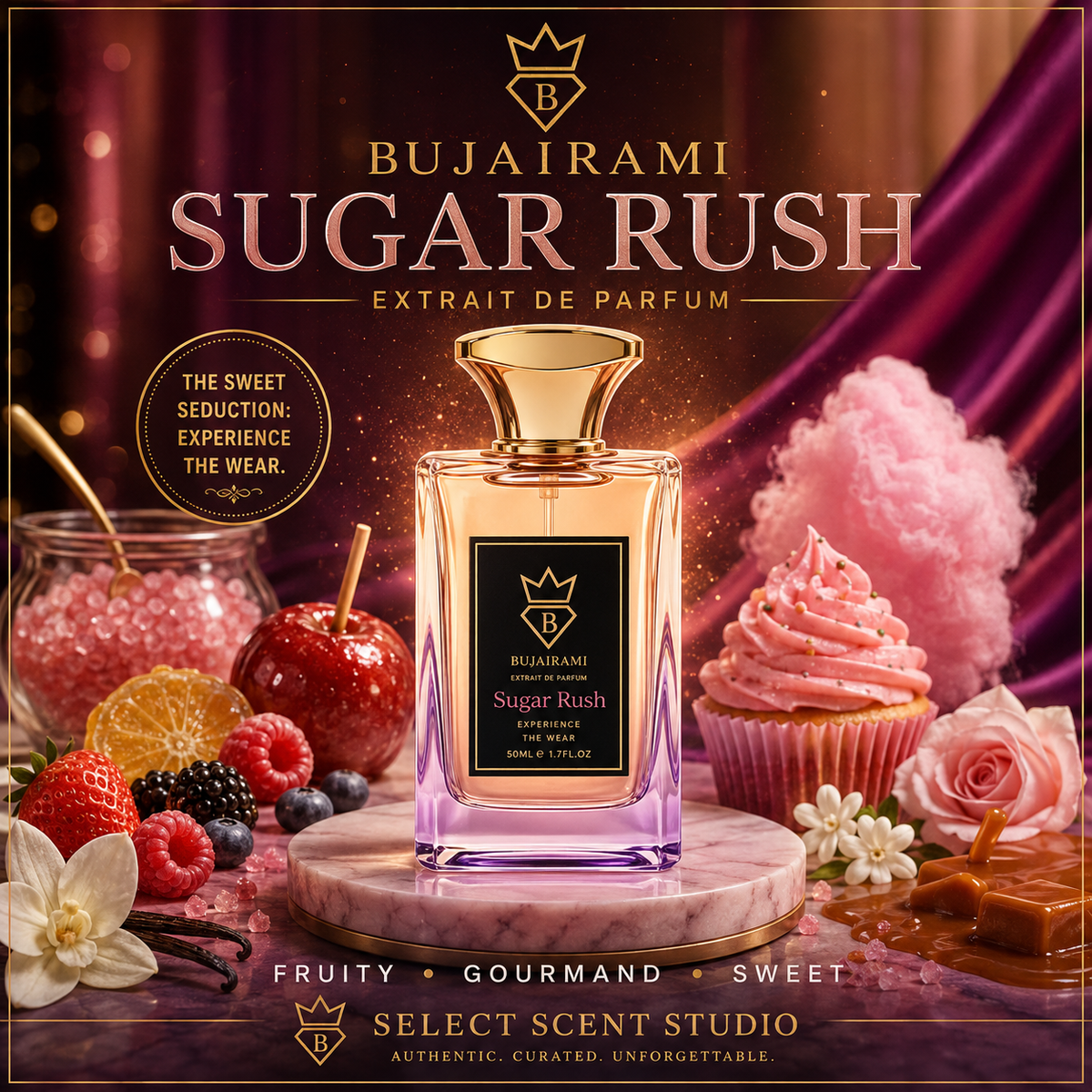 Bujairami Sugar Rush - Decant fragrance decant - Select Scent Studio
