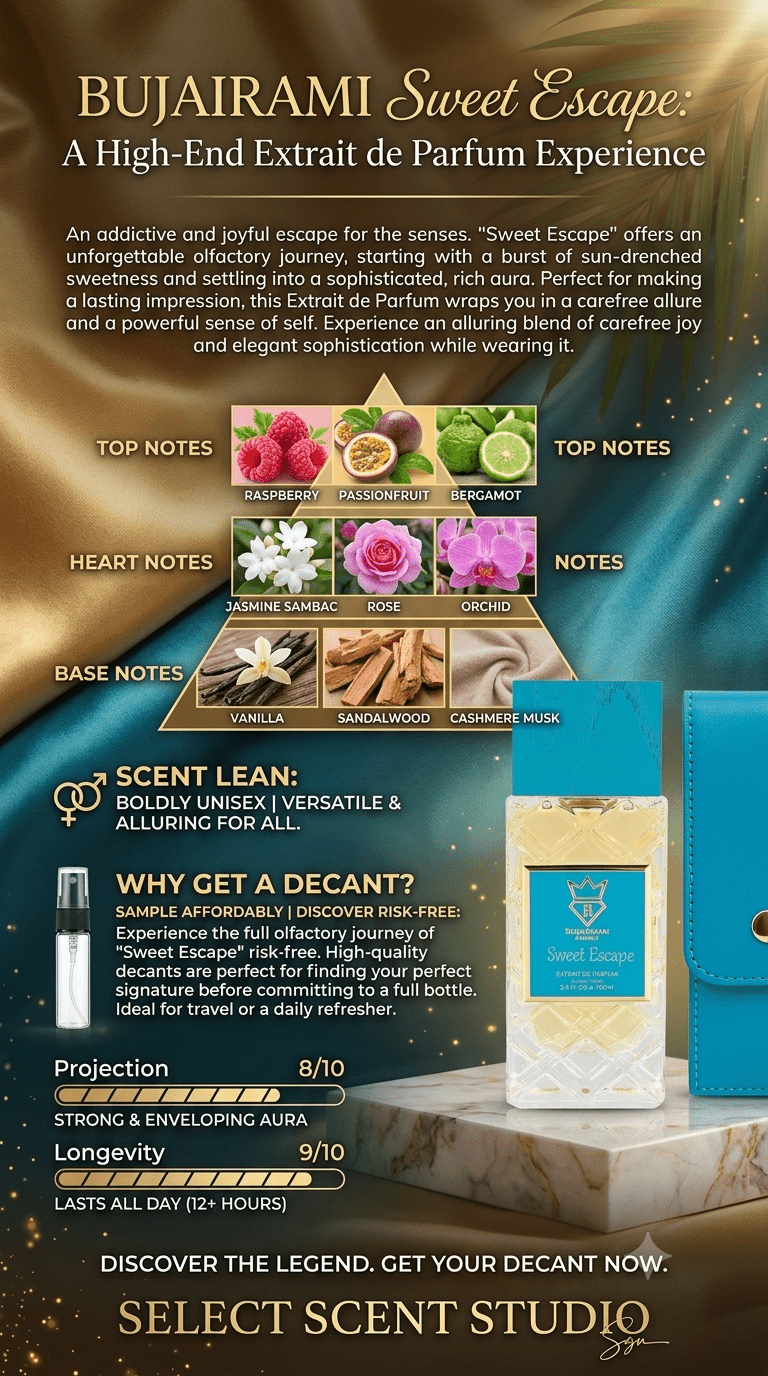 Bujairami Sweet Escape - Decant fragrance decant - Select Scent Studio