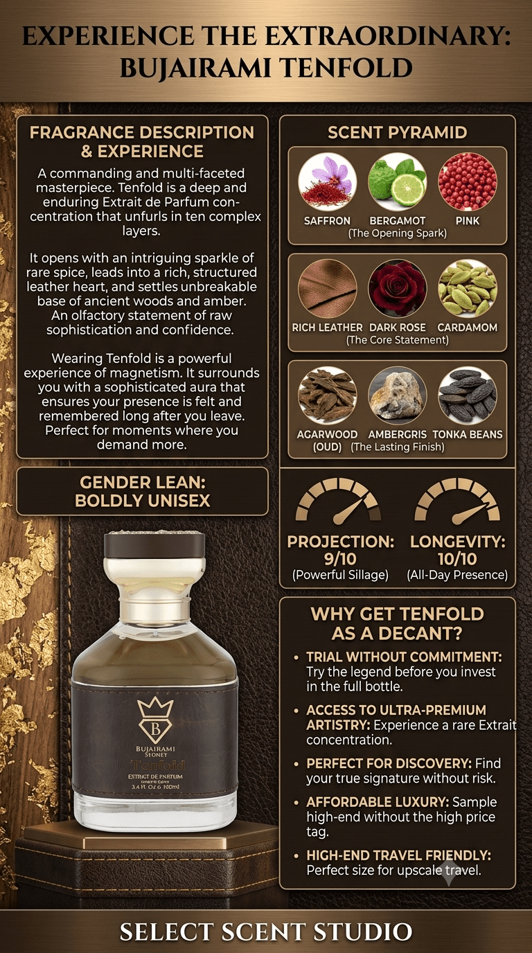 Bujairami Tenfold - Decant fragrance decant - Select Scent Studio