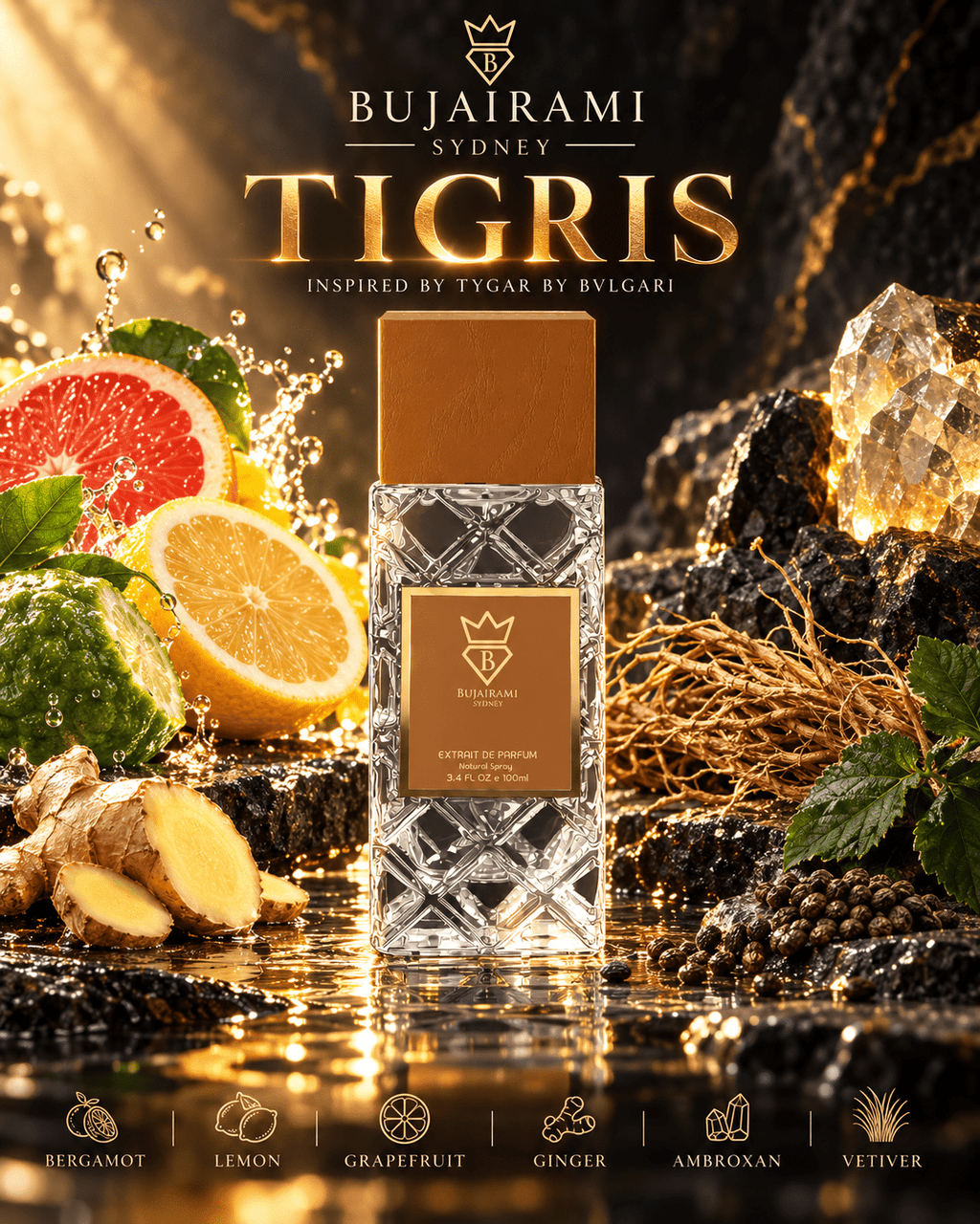 Bujairami Tigris Extrait de Parfum – Fragrance Decant fragrance decant - Select Scent Studio