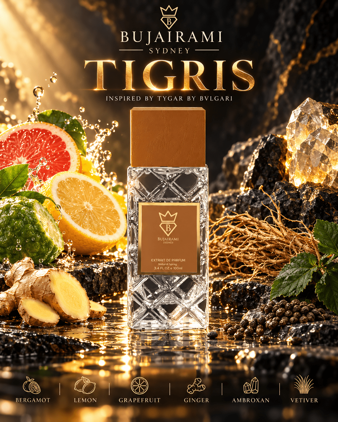 Bujairami Tigris Extrait de Parfum – Fragrance Decant fragrance decant - Select Scent Studio