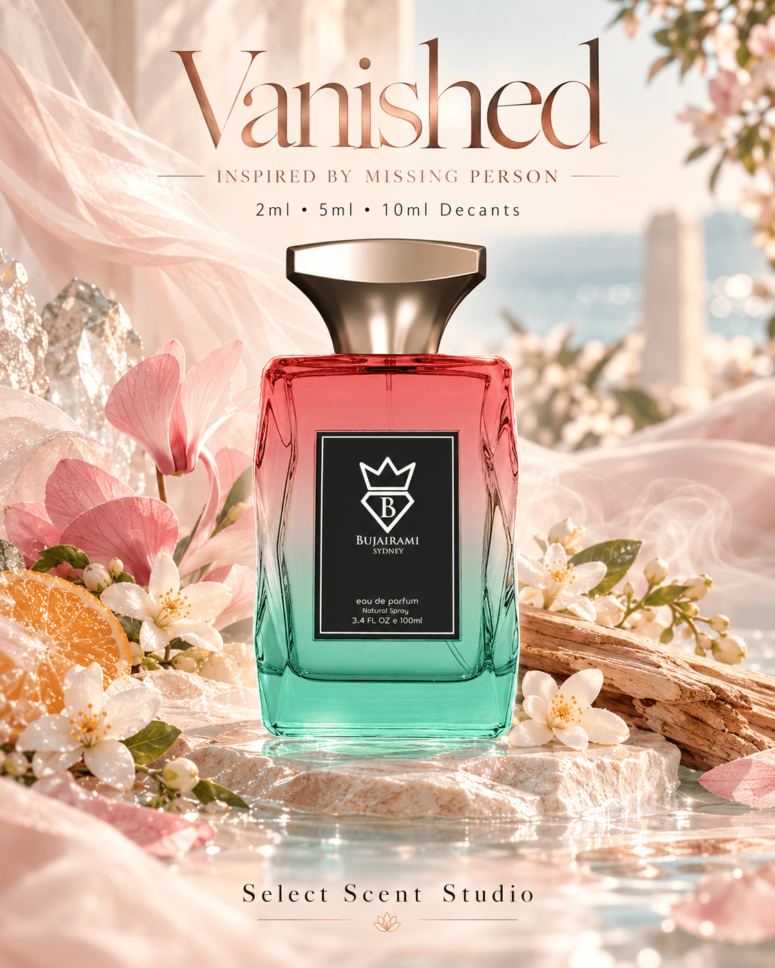 Bujairami Vanished Eau de Parfum – Fragrance Decant fragrance decant - Select Scent Studio