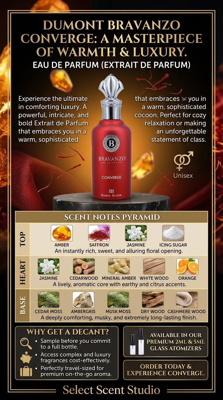 Dumont Bravanzo Converge - Decant fragrance decant - Select Scent Studio