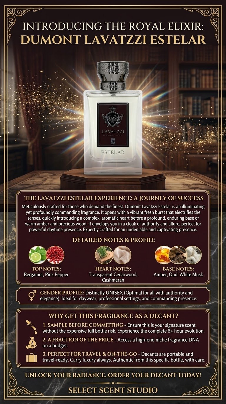 Dumont Lavatzzi Estelar - Decant fragrance decant - Select Scent Studio