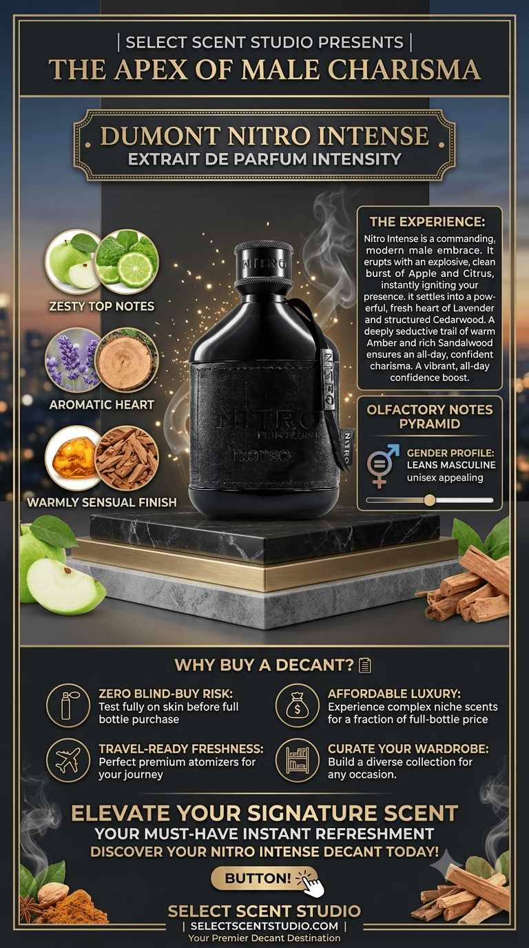 Dumont Nitro Intense fragrance decant - Select Scent Studio