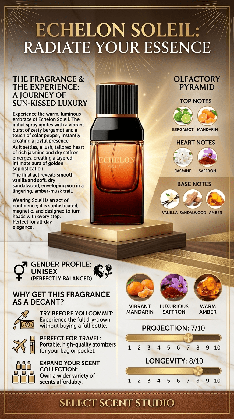 Echelon Soleil - Decant fragrance decant - Select Scent Studio