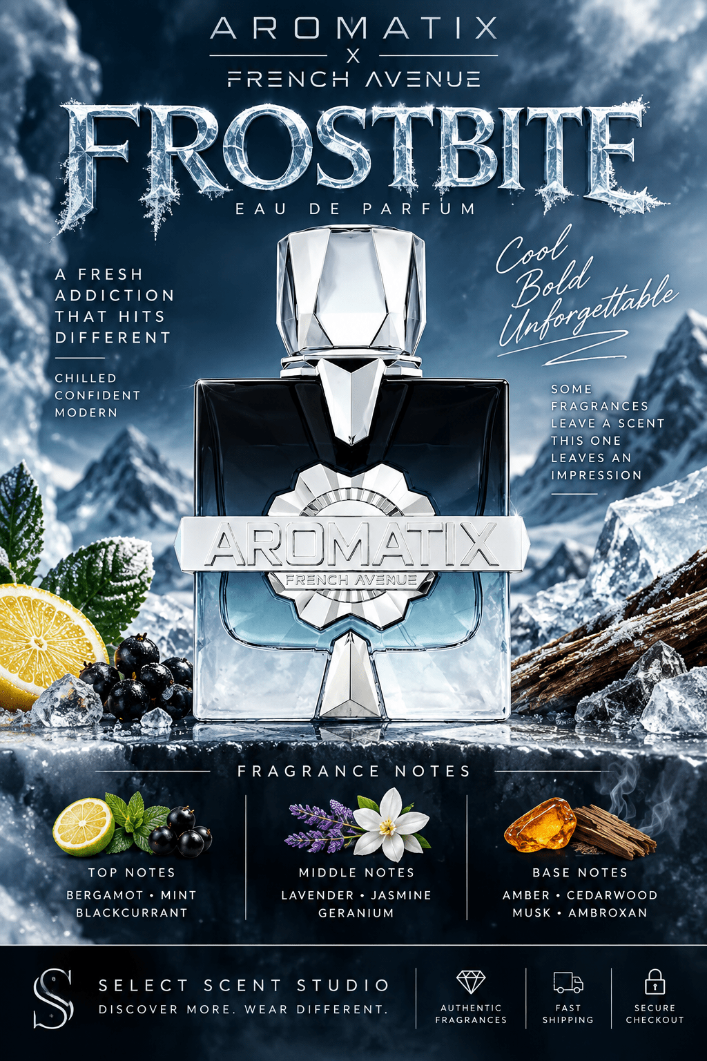 Frostbite Aromatix X French Avenue - Decant fragrance decant - Select Scent Studio