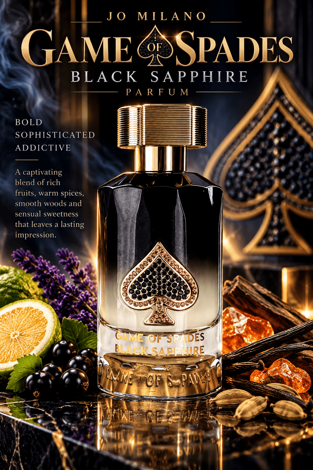 Game of Spades Black Sapphire by Jo Milano - Decant fragrance decant - Select Scent Studio