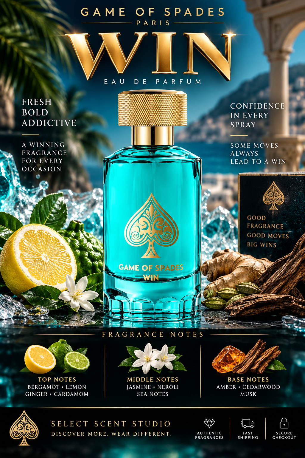 Jo Milano Game of Spades Win - Decant fragrance decant - Select Scent Studio